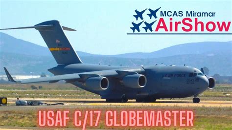 Usaf C 17 Globemaster Demo Mcas Miramar Airshow 2023 Youtube