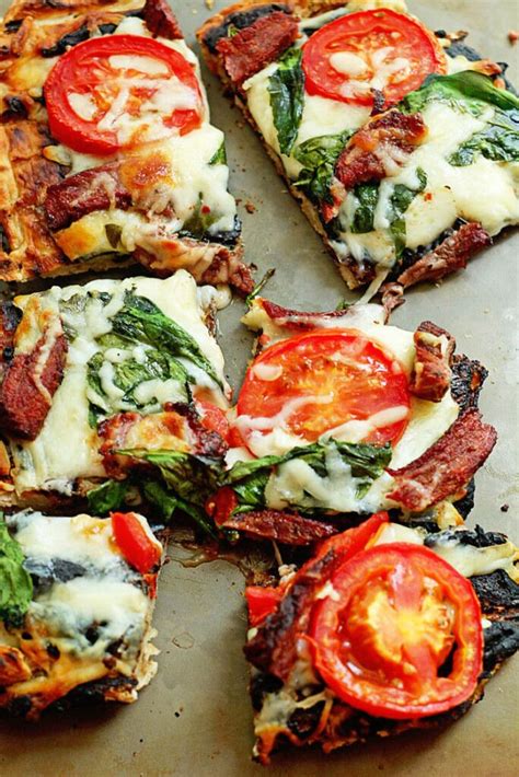 Derrick riches is a grilling and barbecue expert. Grilled Flank Steak Flatbread - Omaha Steaks Blog