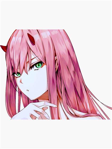 Zero Two Sticker For Sale By Loramaee Redbubble