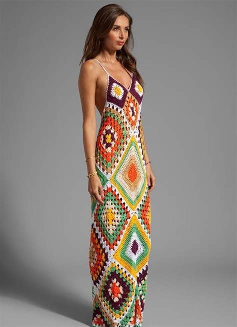 Crochet Beach Dress Crochet Maxi Dress Crochet Dress Knitted Dress Bohemian Dress Hippie