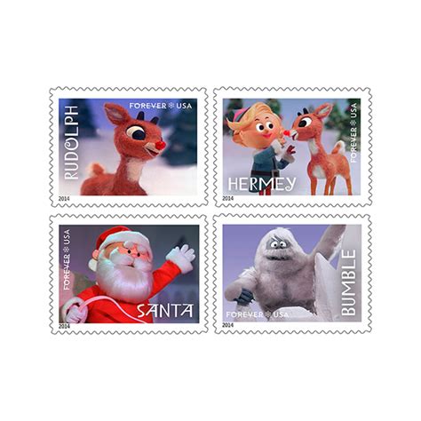 Rudolph The Red Nosed Reindeer Usps Forever Stamps