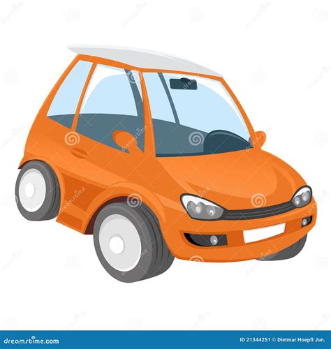 Orange Cartoon Car Stock Image Image 21344251