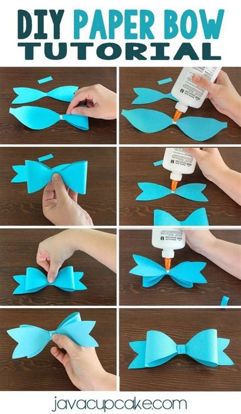 Diy Paper Bows Laço De Origami Papel Faça Você Mesmo Diy Laço Para