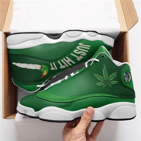 Cannabis Just Hit It Jordan 13 Shoes T For Men Women Shoes Etsy