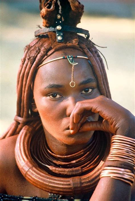 Junge Himba aus Nigeria fotografie Afrikanische schönheit