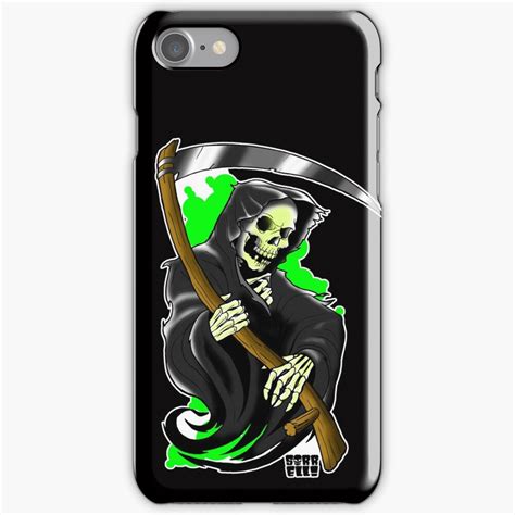 Grim Reaper Iphone Case And Cover By Jasonsorrell Redbubble