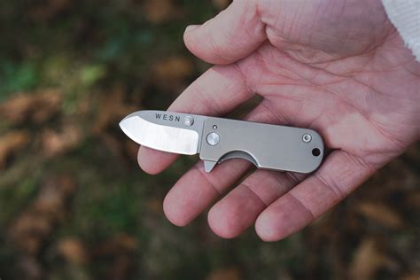 The Wesn Titanium Micro Blade Is The Ultimate Edc Pocket Knife Solidsmack