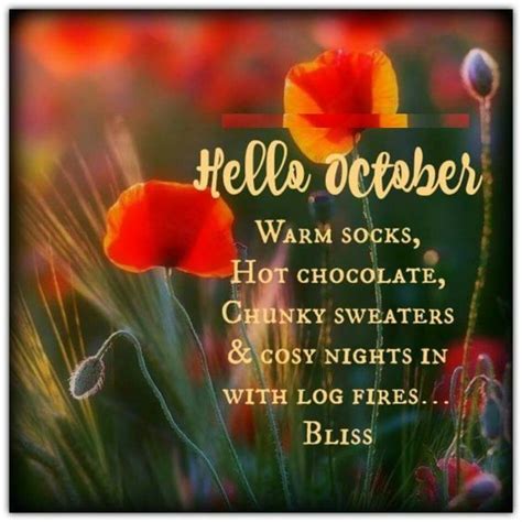 Welcome October Greeting | Hello october, October quotes, Hello ...