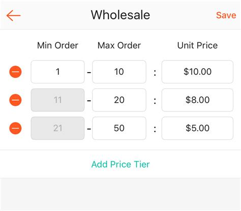 Seller Basics How Do I Set Up Wholesale Prices For My Product