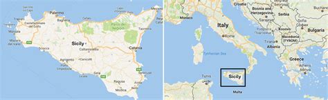 Sicily Map Itinerary 2panel Travel Honey