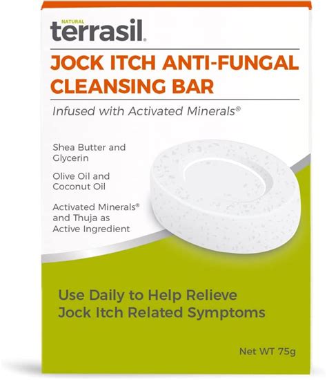 Buy Jock Itch Soap By Terrasil Antifungal Cleansing Soap Bar For The