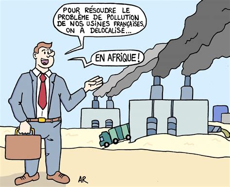 Blague Courte Et Drôle Sur La Pollution De Leau Et Lair Dessin Humoristique