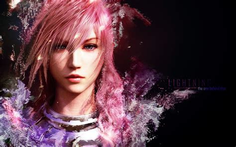 Lightning Anime Girl Awesome Beautiful Beauty Cool Cute Final Fantasy Hot Pink Hair Hd Wallpaper