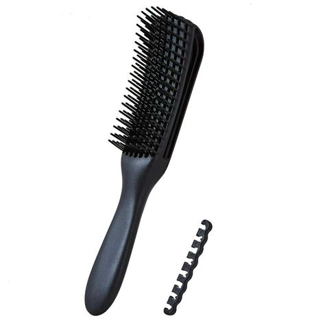 Detangling Brush For Curly Hairnatural Hair Brush For Hair Textured 3a To 4c Kinky Wavycurly