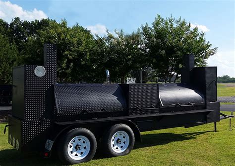 Large Commercial Grade Bbq Smoker Trailer For Any Restaurant Or Large