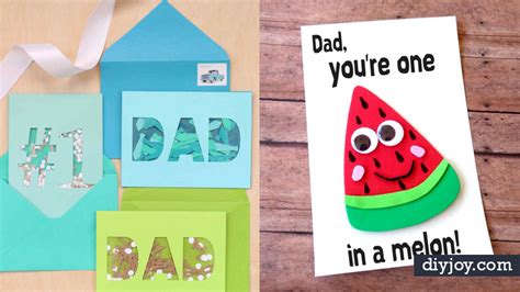 Best Diy Fathers Day Cards Easy Card Projects To Make For Dad Cute