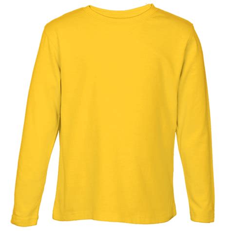 Kids Long Sleeve T Shirts Yellow Kallie Khaki Online Store