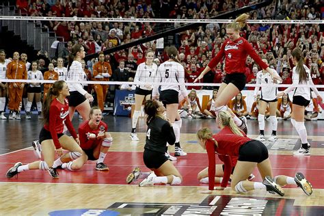 If You See It Husker Volleyball Gave State New Role Models Nebraska