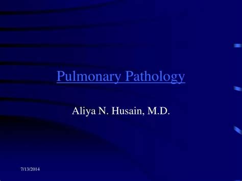 Ppt Pulmonary Pathology Powerpoint Presentation Free Download Id