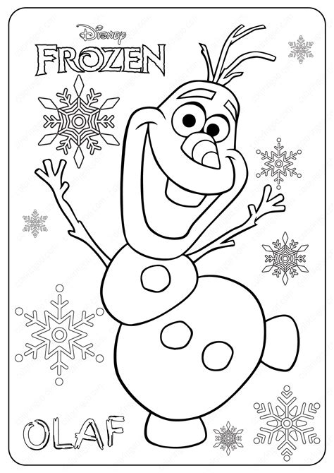 Olaf Printable Coloring Pages Printable Word Searches