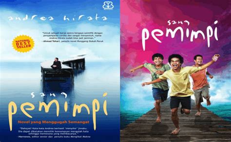 Contoh Hasil Telaah Struktur Teks Ulasan Novel Sang Pemimpi | Bahasa