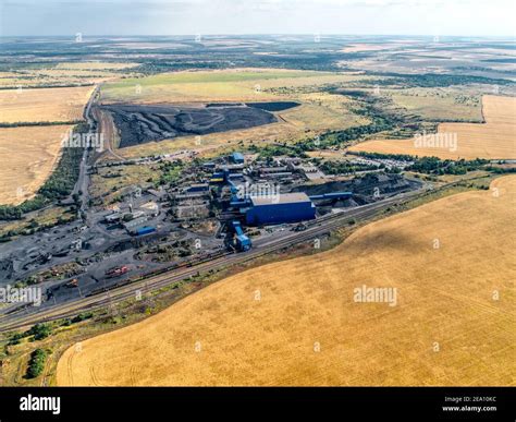 Industrial Buildings And Structures Underground Mine Stock Photo Alamy