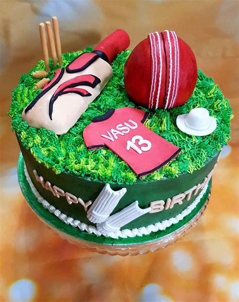 Cricket Themed Cake Cakes By Mehwish
