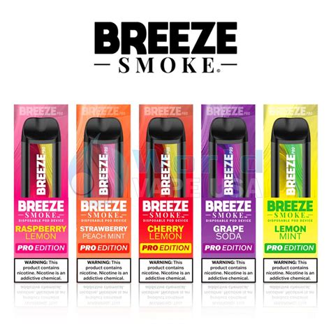 Breeze Smoke Pro Edition 5 Disposable Device 6ml 2000 Puffs