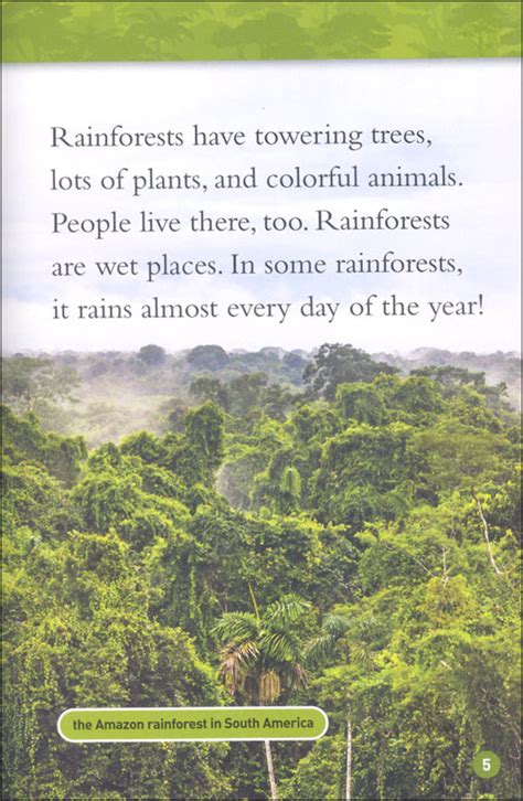 Rainforests National Geographic Reader Level 2 National Geographic