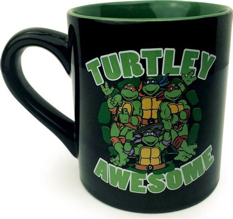 Teenage Mutant Ninja Turtles Turtley Awesome 14 Oz Ceramic Mug Turtley