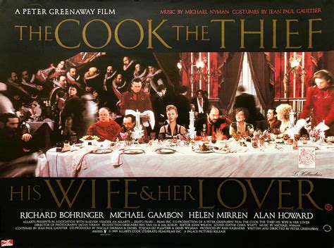 Original The Cook The Thief His Wife And Her Lover Movie Poster