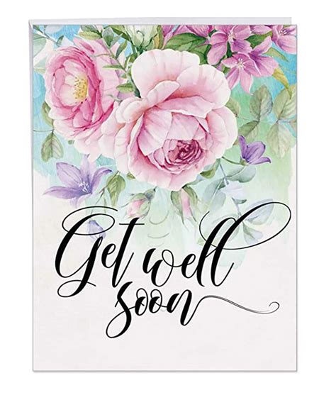 Get Well Soon Card 3 Free Delivery Carmel Flowers