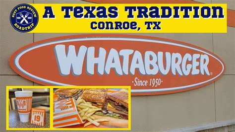 Food Review For Whataburger Conroe Tx Youtube