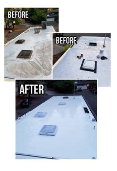 Once the coating cures, it can produce a sturdy coating for your rv's roof, which can the cleanup process is also a breeze as it is possible to do it with water only. RVRoofMagic- Compatible Roof Types | RV Roof Coating | Rv roof repair, Roof types, Roof coating