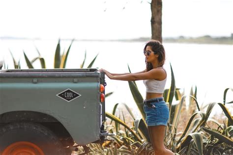 Nothing Goes Together Like A Gorgeous Girl And Land Rover Series III