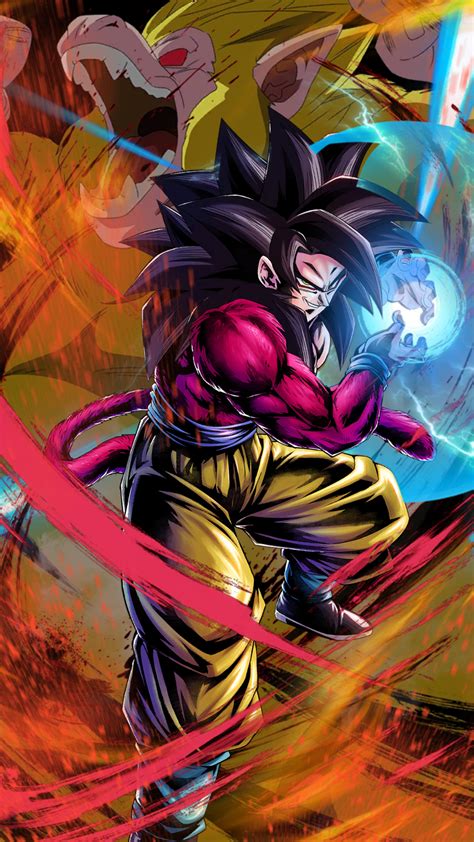 Ssj4 Goku Art Card Dragon Ball Legends Video Personaj
