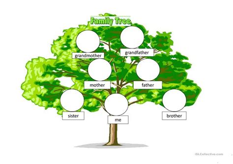 Genealogy tips for the beginner to the advanced researcher. Beginners Family Tree worksheet - Free ESL projectable ...