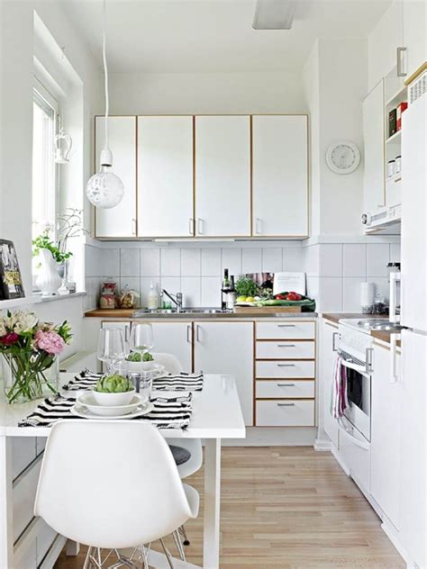 If you have a very small kitchen design to work with, there are ways to