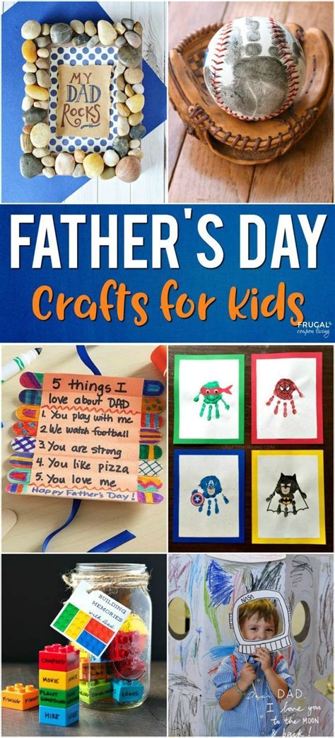 12 awesome and easy father's day crafts for preschoolers. Father's Day Crafts for Kids | Father's day diy, Fathers ...
