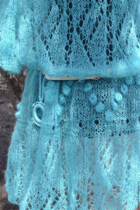 Платье вязаное мохеровое 