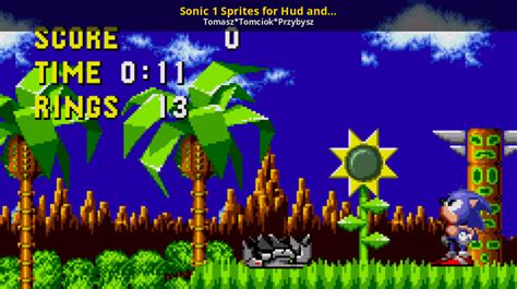 Sonic 1 Sprites For Hud And More Sonic The Hedgehog Forever Mods