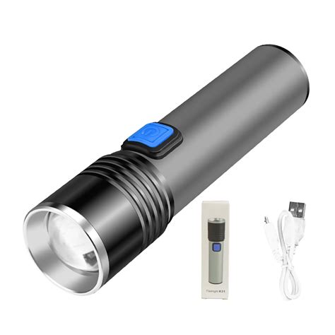 Multifunction 670nm Usb Deep Red Light Led Flashlight Against