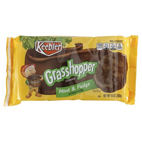 Keebler Fudge Shoppe Grasshopper Fudge And Mint Cookies 10 Oz Other