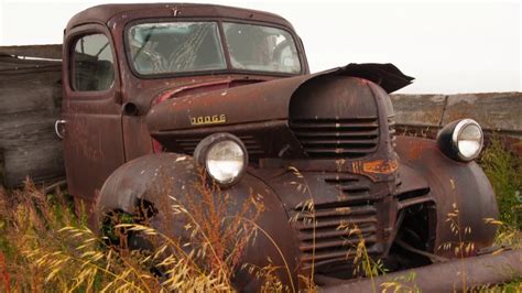 Trucks Tractors And Buildings Abandoned On The Prairies Youtube