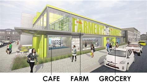 Design Of The Farmery2 Urban Farming Grocery Store Design Shipping
