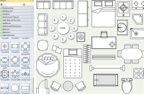 Floor Plan Furniture Vector At Getdrawings Free Download