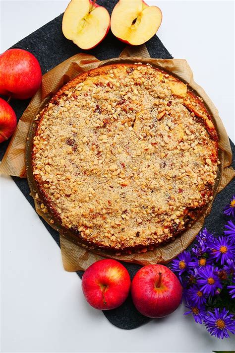 Apfel- Haferflocken Kuchen mit Schmandguss Mama Kreativ