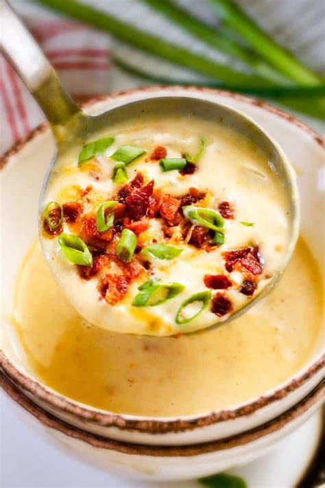Cook until thoroughly heated and cheese is melted. SKINNY, rich and creamy, Slow Cooker Potato Soup ...