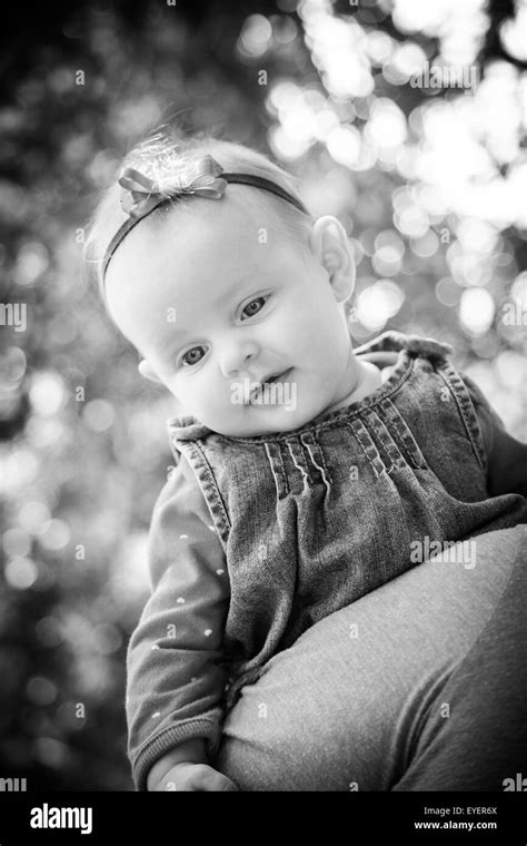 Cute Baby Girl Portrait Stock Photo Alamy