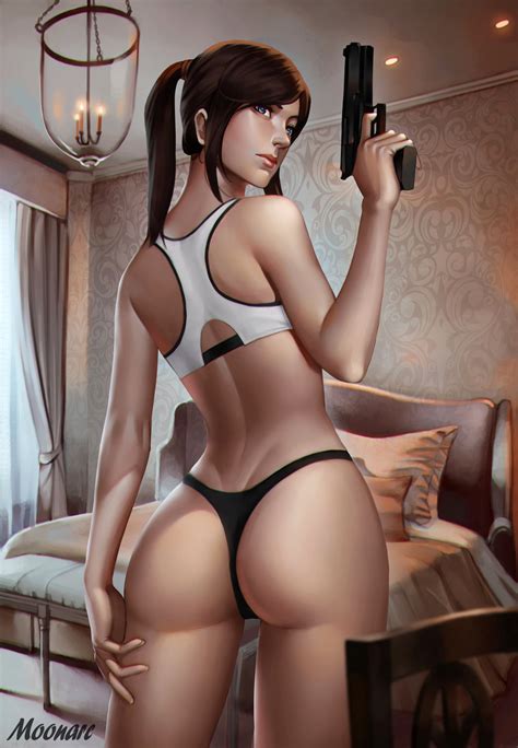 Audia Pahlevi Claire Redfield Capcom Resident Evil Resident Evil 2 Hand On Thigh Highres